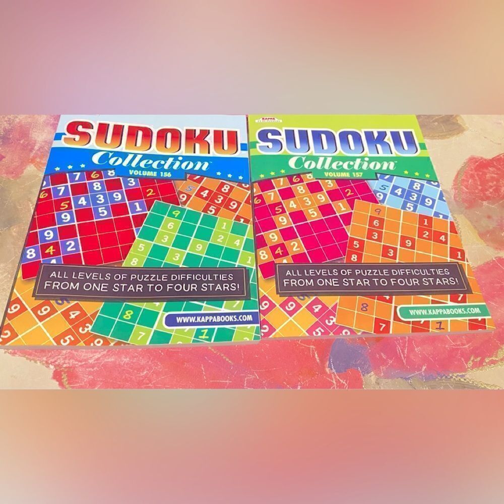 🛍️Set of 2 of Kappa Sudoku Collection Puzzle Books Volume 156& 157 🎊